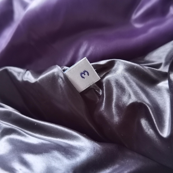 Women's Moncler Grenadille 2012 Purple Hooded Belted Down Jacket Size 3 US M - Picture 6 of 10